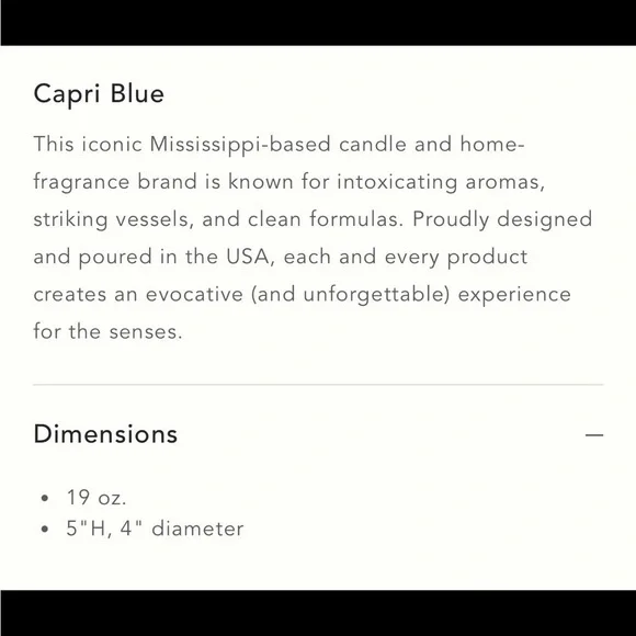 Anthropologie Capri Blue Volcano Iridescent Glass Jar Candle 19 oz - Picture 7 of 7